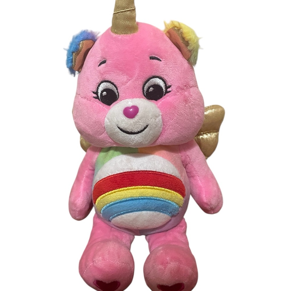 Care Bear Pegasus Cheer Bear Bean Stuffed Plush Doll 9" Special Edition‎